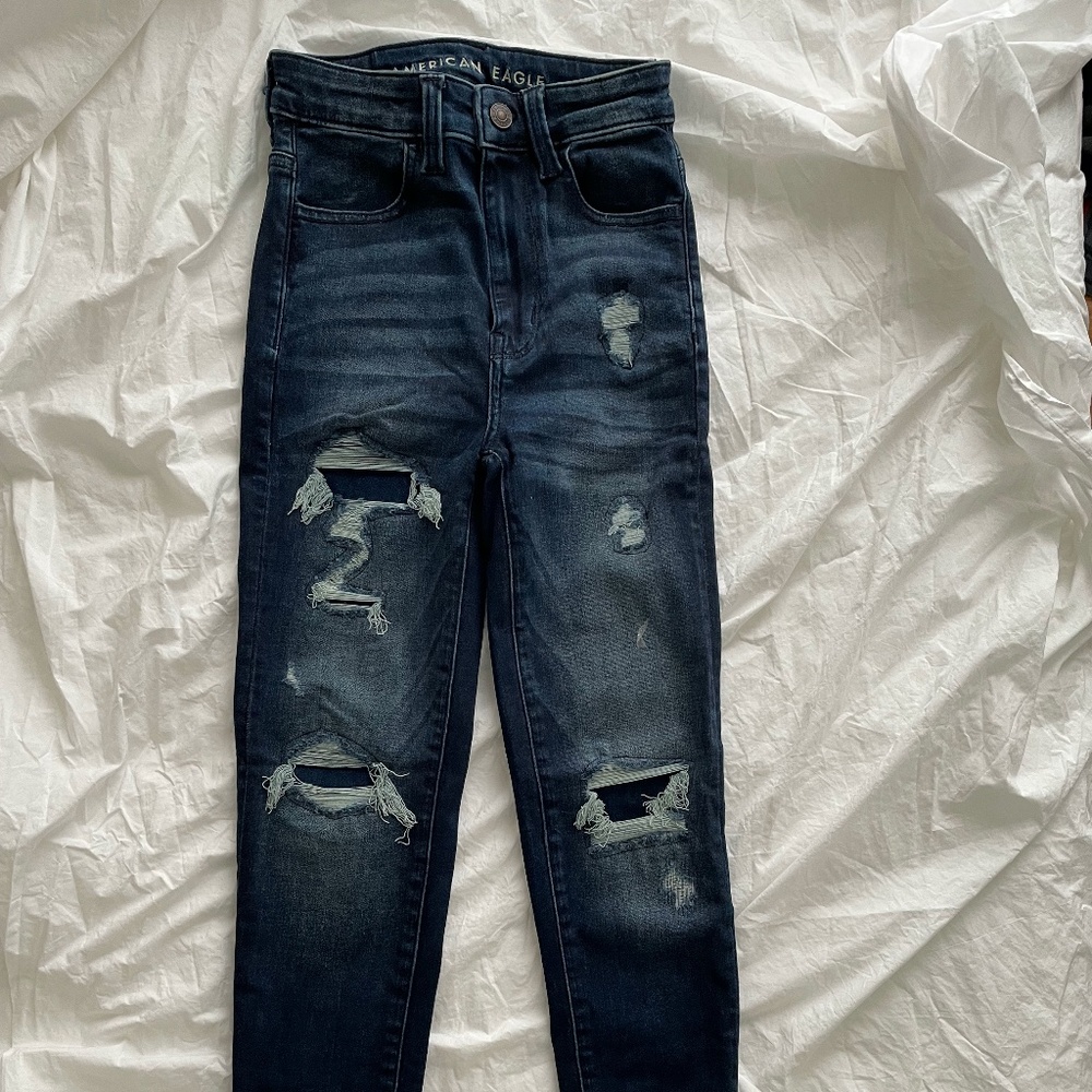 American Eagle ripped jeggings Never Worn